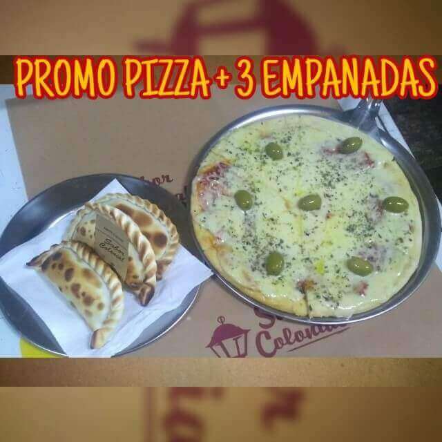 En la Promo del Mediodía encontrarás 1 pizza mas 3 empanadas